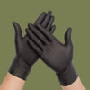 Black Nitrile Disposable Gloves Size Lg Pack of 5